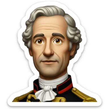 historic figure austrian-born painter turned leader of Germany sticker