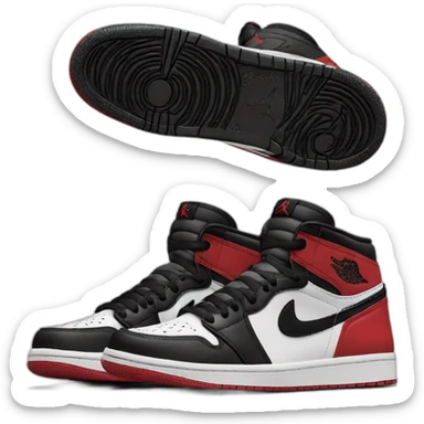 Jordan 1 Chicago sticker
