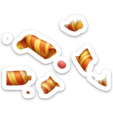 Twisting Candy Wrap sticker