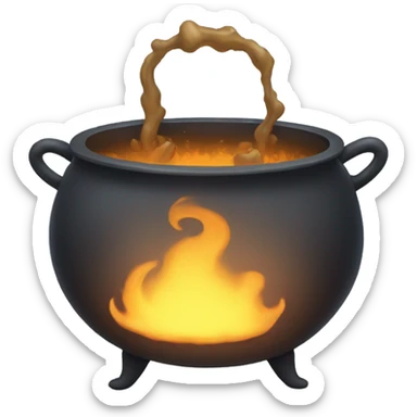 bubbling cauldron sticker