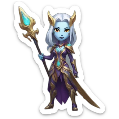 soraka with jhin body sticker