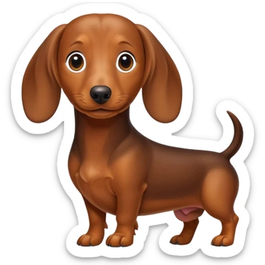 Perro salchicha sticker