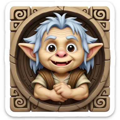 Hoggle labyrinth  sticker