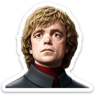 portrait of a solitary boy sticker