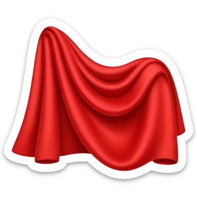 red or burgundy sticker