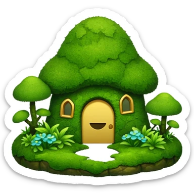 moss garden sticker