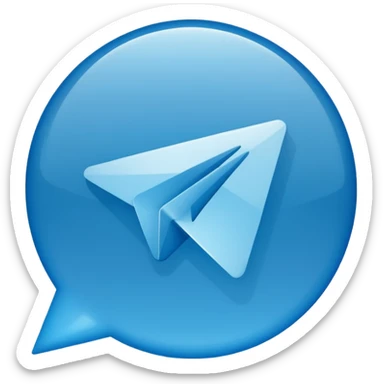 logo telegram sticker