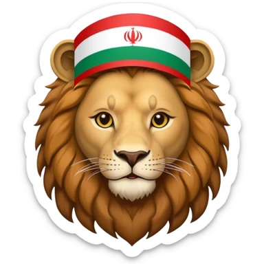 🦁🇮🇷 sticker