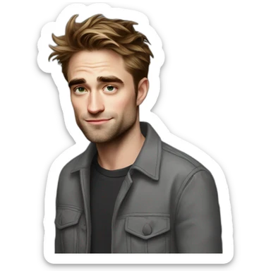 robert pattinson sticker