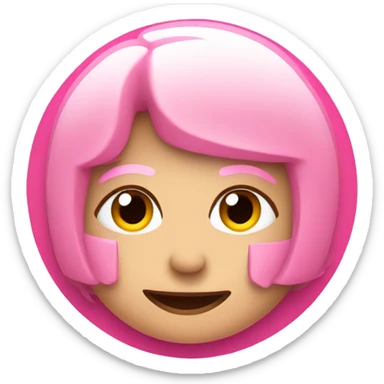 pink Netflix logo sticker