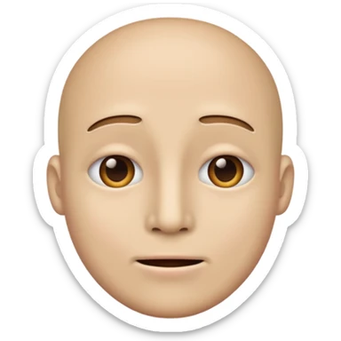 Emoji de persona sin boca sticker