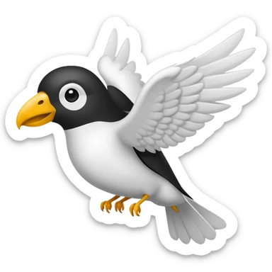 lazo negro con una paloma blanca de la paz sticker