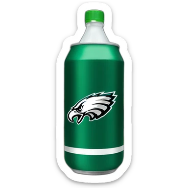 nfl eagles soda sticker