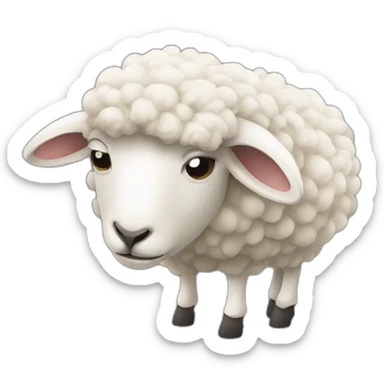 headbanging sheep sticker