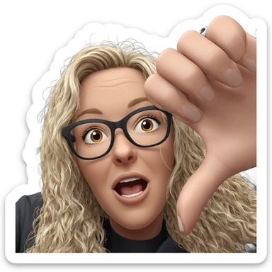 realistic portrait of a girl sticker