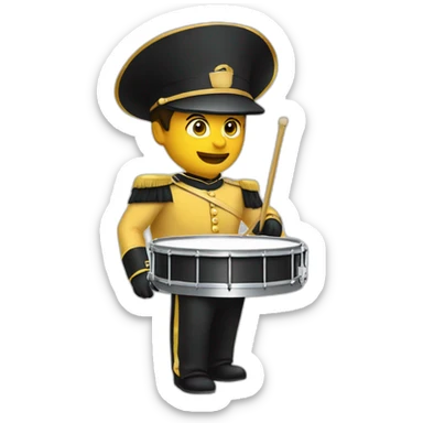 marching snare sticker