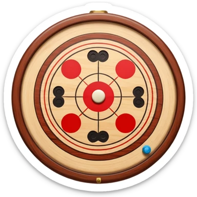 Carrom board sticker