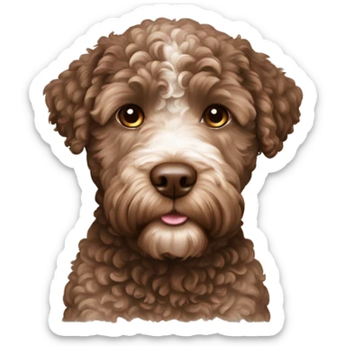 lagotto romagnolo brown sticker