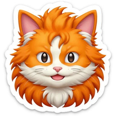 goku cat emoji sticker