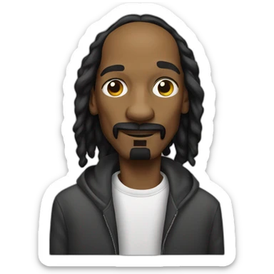 Snoop dog rapper sticker