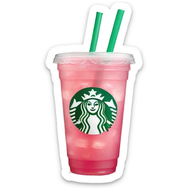 starbucks pink lemonade  sticker