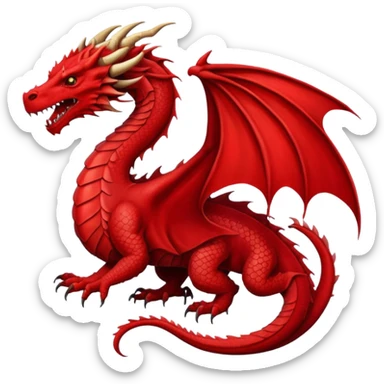 targaryen Dragon semboll sticker