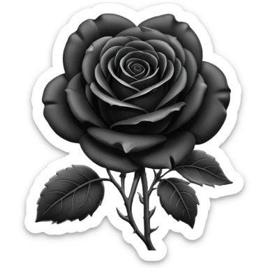 I need black rose emoji in small to send not picture  sticker