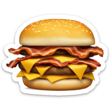 Bacon cheeseburger  sticker