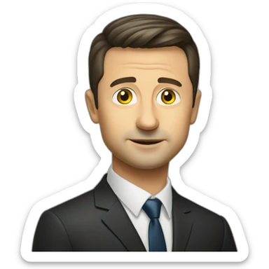Volodymyr Zelensky sticker