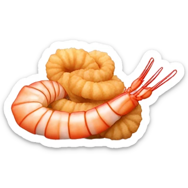 tempura shrimp sticker