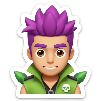 Spike de Brawl star  sticker