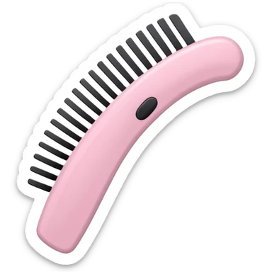 light pink massage comb variation 4 sticker