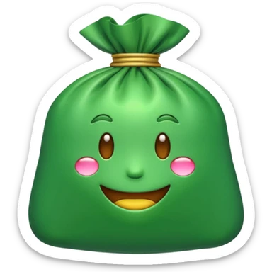 make a moving dollar bag emoji or gif sticker