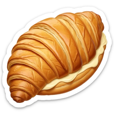 creamy croissant  sticker