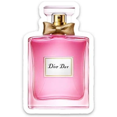 Dior pink parfum sticker