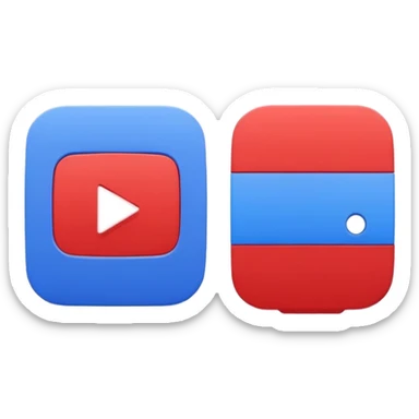 Two YouTube show separates sticker