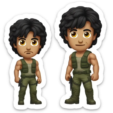 Rambo Sylvester Stallone sticker