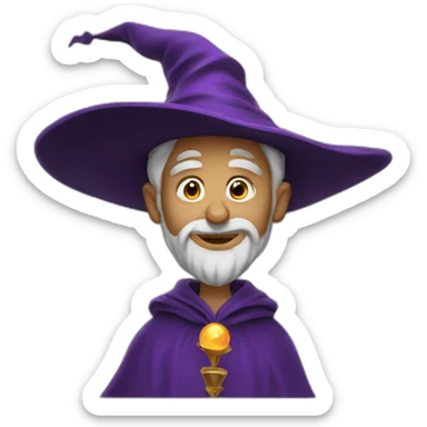 Magic sorcerer sticker