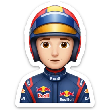 Red bull driver f1  sticker