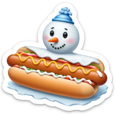 🌭❄️🥶☃️ sticker