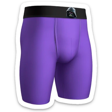 darth vaider violet boxer briefs sticker