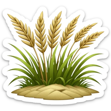 Khaki Grass sticker