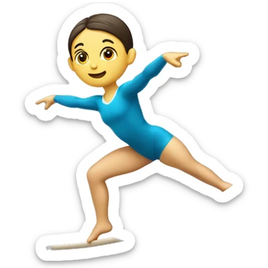 Gymnast parallel bar sticker