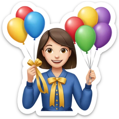 Shop opening sticker