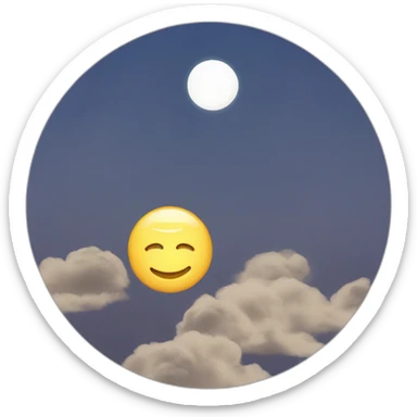 Naruto sur la lune sticker