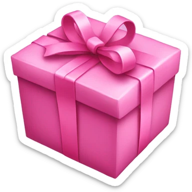 Pink gift sticker