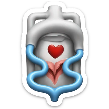 Heart valve Moses  sticker