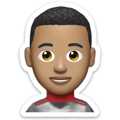 Mbappé with the AC milan tricot sticker