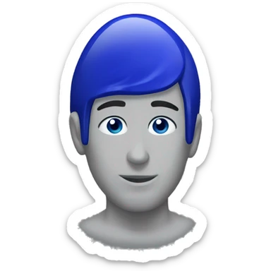 one lapis lazuli oval stone sticker