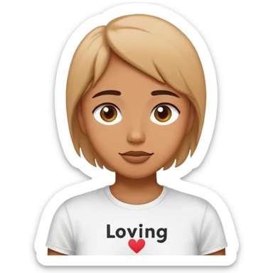 Loving is easy sticker